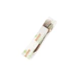 Kit de cubiertos de fibra de agave biodegradable de Sustainable Agave Co. envuelto en biofilm